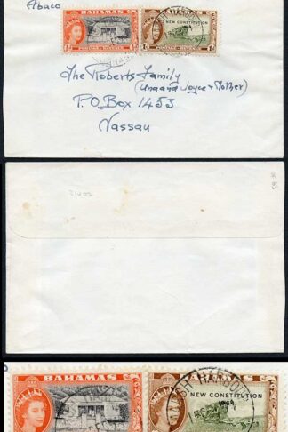 Bahamas QEII cover with Parish Harbour CDS