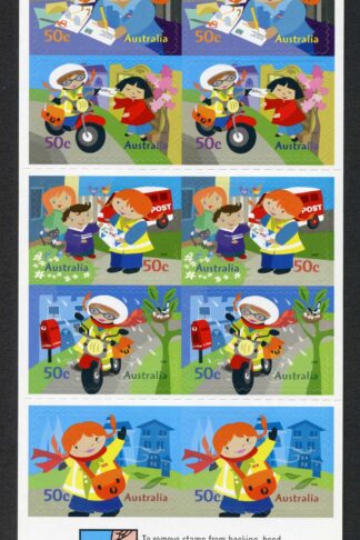 Australia SG2654a 2006 Postie Kate Self Adhesive Booklet Pane U/M