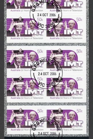 Australia SG2721b 2006 50th Anniversary of Television IMT S-A Pane Fine Used