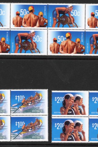 Australia SG2777/80 2007 Year of Surf Lifesaving Sets in Blocks U/M