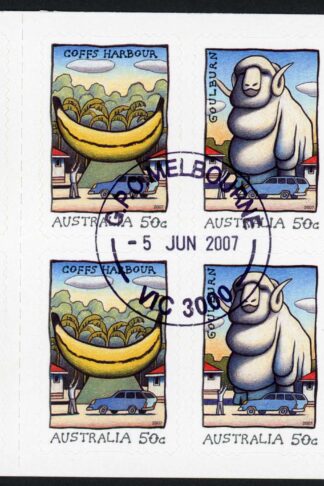 Australia SG2833a 2007 Big Things Roadside Advertising Self Adhesive Pane Fine
