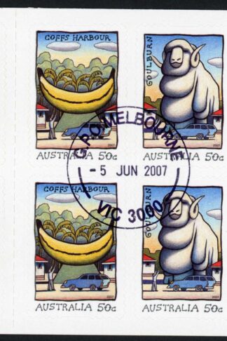 Australia SG2833a 2007 Big Things Roadside Advertising Self Adhesive Pane Fine