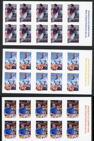 Australia SG2853a/7a 2007 Market Feast Set Self Adhesive Panes U/M