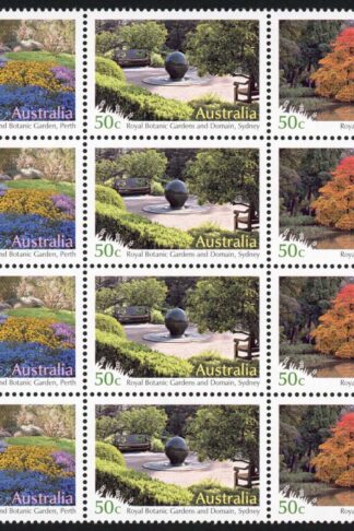 Australia SG2861a 2007 Botanic Gardens (1st Series) Block of 20 U/M