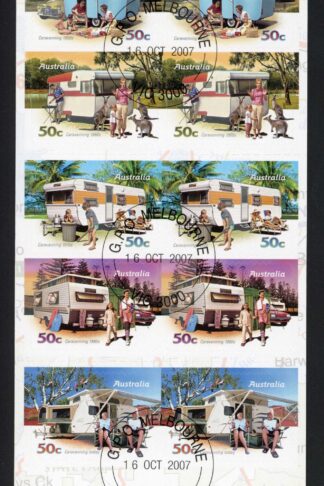 Australia SG2889b 2007 Caravanning Through the Ages Mixed S-A Pane Fine Used