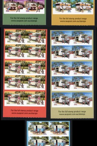 Australia SG2889a/93a 2007 Caravanning Set of 5 Panes U/M
