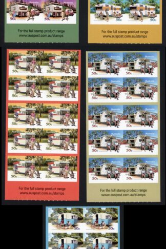 Australia SG2889a/93a 2007 Caravanning Set of 5 Panes U/M