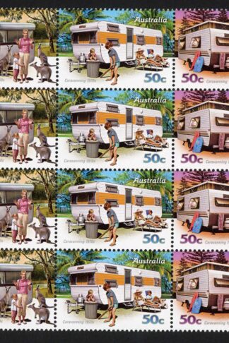 Australia SG2884a 2007 Caravanning Through the Ages Sets in Block of 20 U/M
