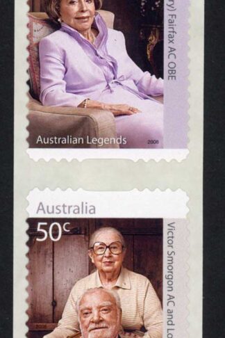 Australia SG2911a 2008 Philanthropy Self Adhesive Strip of 4 U/M