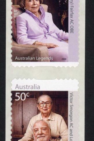 Australia SG2911a 2008 Philanthropy Self Adhesive Strip of 4 U/M