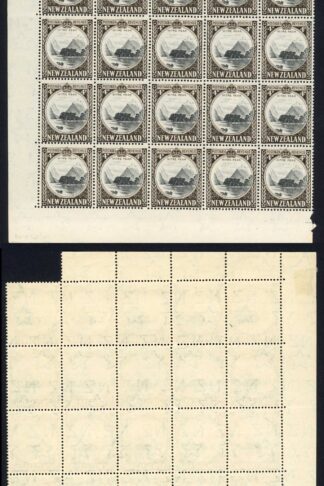 New Zealand SG583d 4d Multiple Wmk Perf 14 x 14.5 Block of 40 U/M