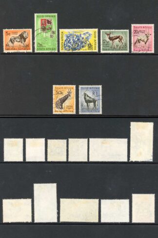 South Africa SG185/97 Decimal set of 13 Fine used Cat 42 pounds