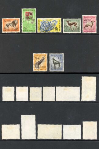 South Africa SG185/97 Decimal set of 13 Fine used Cat 42 pounds