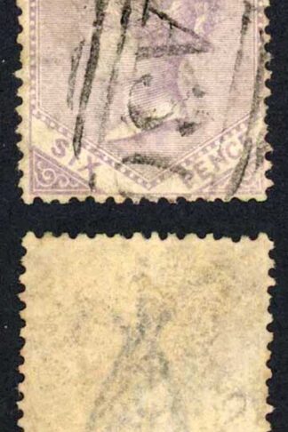 Jamaica SG5 6d Dull purple Wmk Pineapple cat 23 pounds