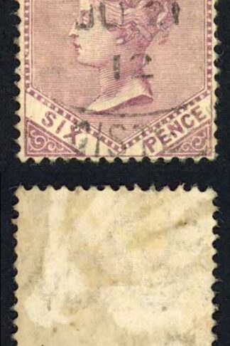 Jamaica SG52a Purple on Chalk-surface paper Fine used cat 38 pounds