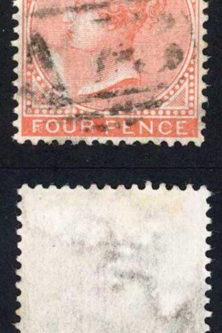 Jamaica SG11 4d Red-orange wmk Crown CC Fine used cat 6.50 pounds