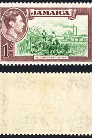 Jamaica SG130 1/- M/M Cat 16 pounds