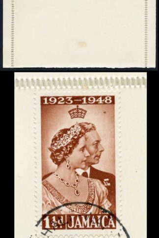 Jamaica SG143/4 Silver Wedding on Registered Air Mail Cover