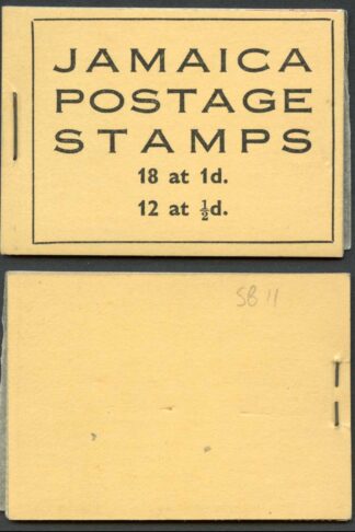 Jamaica SG SB13 2/- booklet Cat 35 pounds