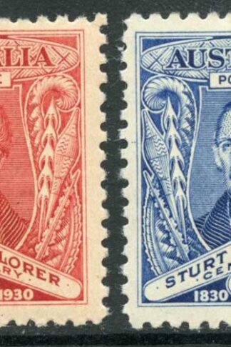 Australia SG117/8 1930 Centenary Set U/M