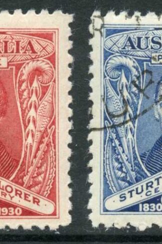 Australia SG117/8 1930 Centenary Set CTO (M/M)