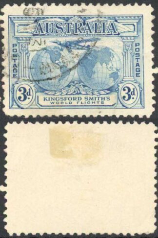 Australia SG121/3 Kingsford Flights Set of 3 used Cat 23 pounds