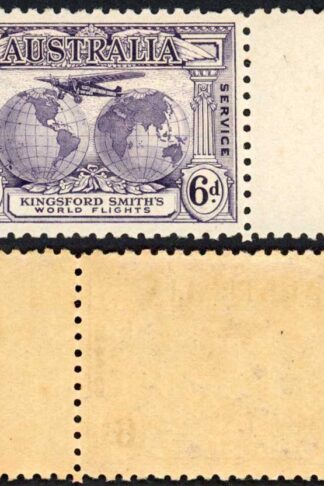 Australia SG123 6d Variety Extra Islands (gum a little brown) U/M