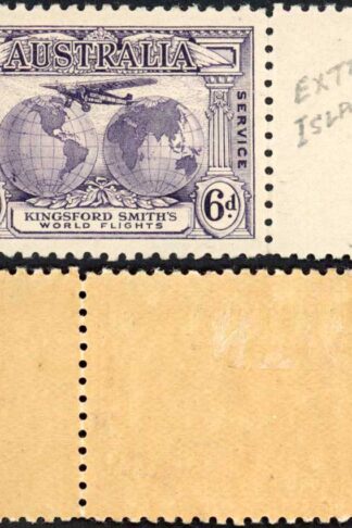 Australia SG123 6d Variety Extra Islands (gum a little brown) M/M