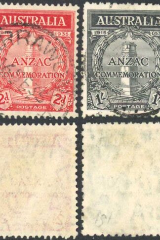 Australia SG154/5 Gallipoli landing used Cat 40.30 pounds