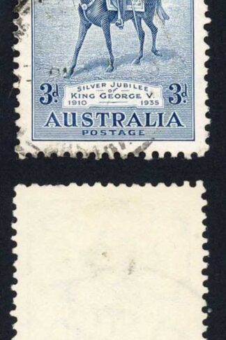 Australia SG157 3d Silver Jubilee Fine used Cat 12 pounds