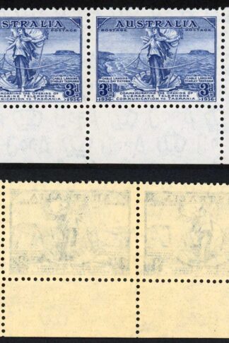Australia SG160 3d Plate Pair U/M