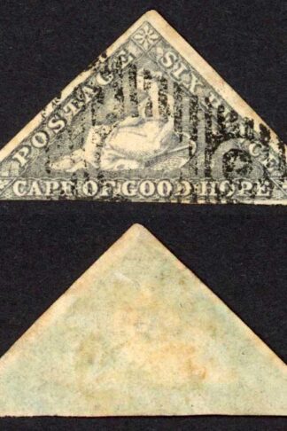 Cape of Good Hope SG7c 6d Slate-lilac on Blued Paper Cat 500 pounds