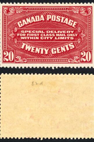 Canada SGS4 20c Carmine-red Special Delivery M/M Cat 40 pounds