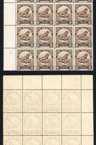 New Zealand SG586c 8d Chocolate Multiple Wmk S/ways Perf 12.5 U/M Cat 64++