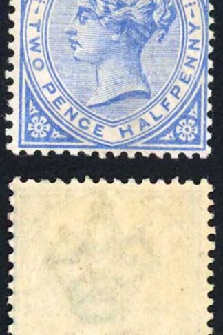 Gibraltar SG11 2 1/2d Blue Fresh M/M Cat 90 pounds