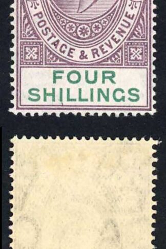 Gibraltar SG52 2/- Wmk Crown CA SUOERB MINT (Possibly trace of a hinge mark) Ca
