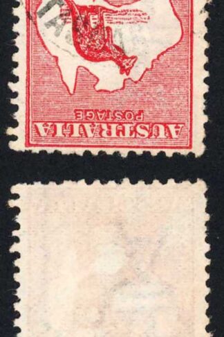 Australia SG2c Die 1a Kangaroo 1st wmk INVERTED Cat 22 pounds