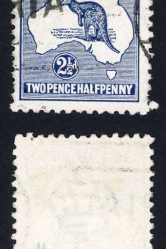 Australia SG4 2 1/2d Kangaroo 1st wmk Cat 24 pounds