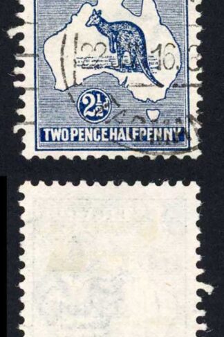 Australia SG4 2 1/2d Kangaroo 1st wmk Cat 24 pounds