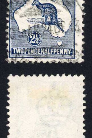 Australia SG4 2 1/2d Kangaroo 2nd wmk Die 1 Cat 32 pounds