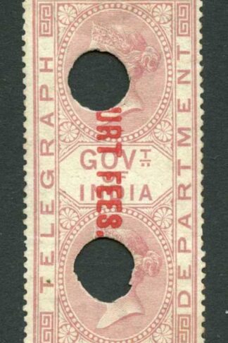 India Telegraph 2a opt COURT FEES Barefoot 12