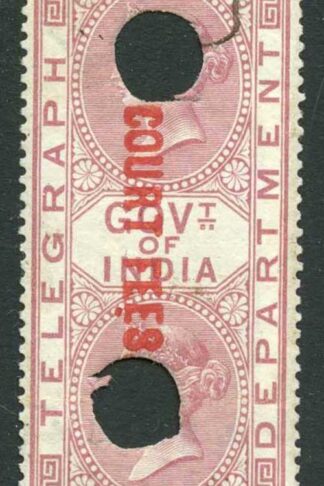 India Telegraph 2a opt COURT FEES Barefoot 12