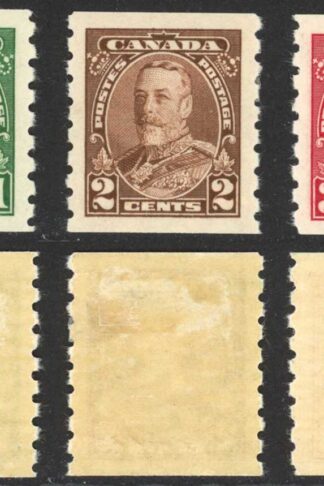 Canada SG352/4 1935 Coil stamps set of 3 M/M Cat 40 pounds