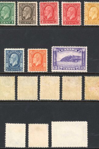 Canada SG319/25 Set Mint no gum Cat 170 pounds