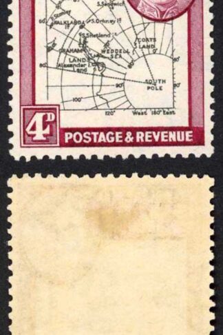 Falkland Dep SGG5 (Heijtz 38 a2) 4d Black and Lake M/M
