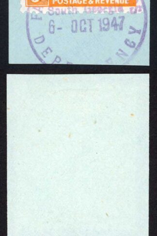 Falkland Dep SGG6aa 6d Variety Extra Island South Georgia CDS Cat 325 pounds