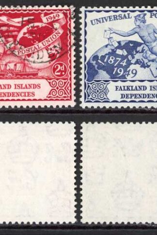 Falkland Dep SGG21/4 1949 UPU Used Cat 11 pounds