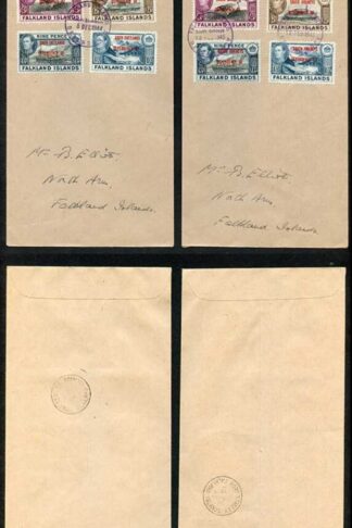 Falkland Dep SGGA1/D8 Complete set of 32 on Philatelic Covers