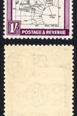 Falkland Dep SGG8c 1/- South POKE M/M Cat 150 pounds