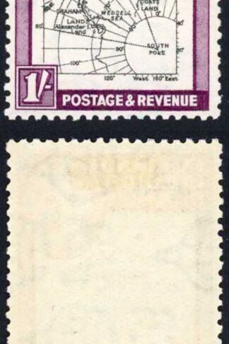 Falkland Dep SGG8c 1/- South POKE M/M Cat 150 pounds